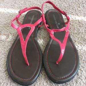 Montego Bay Club Coral T-strap Sandals
